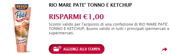 coupon rio mare