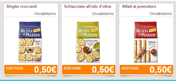 buoni sconto olivia e marino