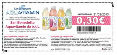 Buono sconto San Benedetto aquavitamin