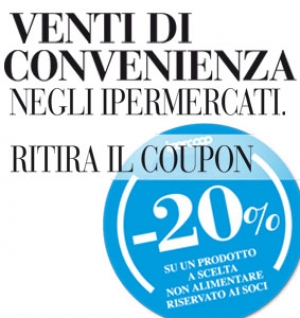 buono sconto coop