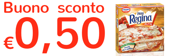 buono sconto pizza regina alta cameo