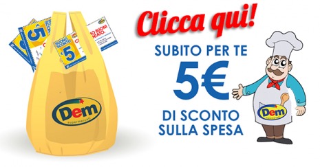 Buono sconto supermercati Dem