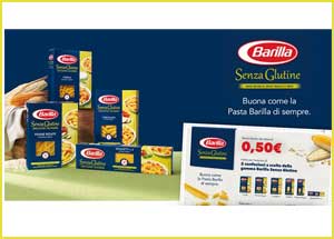 Buono sconto Barilla pasta senza glutine