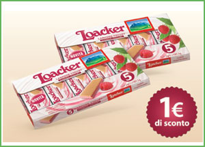 Coupon Loacker al lampone e yogurt