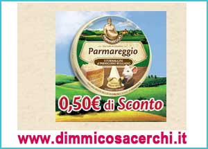 Buono sconto formaggini Parmareggio