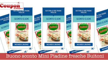 Buono sconto Buitoni Mini Piadine