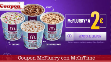 Coupon McFlurry con McInTime