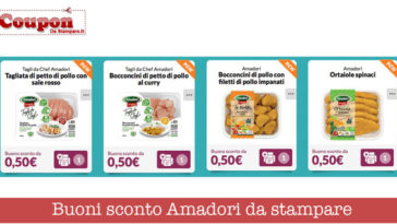 Buoni sconto Amadori da stampare