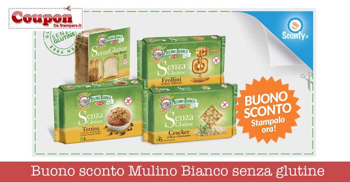 Coupon da stampare Mulino Bianco Senza Glutine