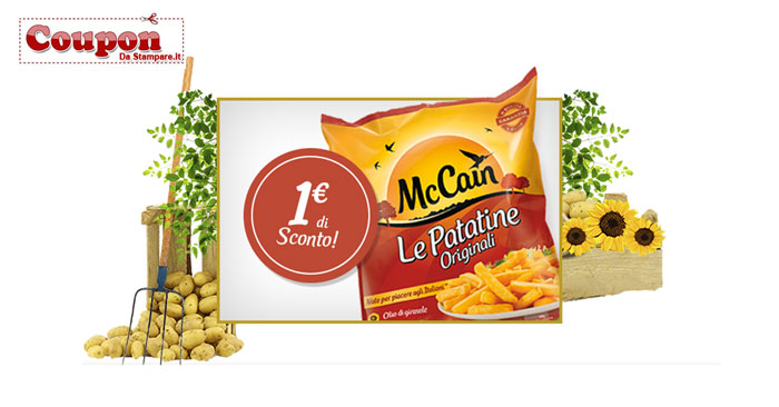 Coupon McCain Le Patatine Originali