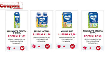 Buoni sconto Mellin