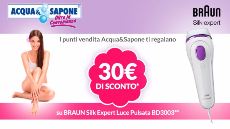 Coupon Acqua&Sapone: stampa e risparmia