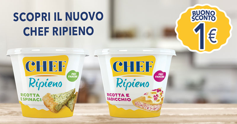 Chef ripieno: buono sconto