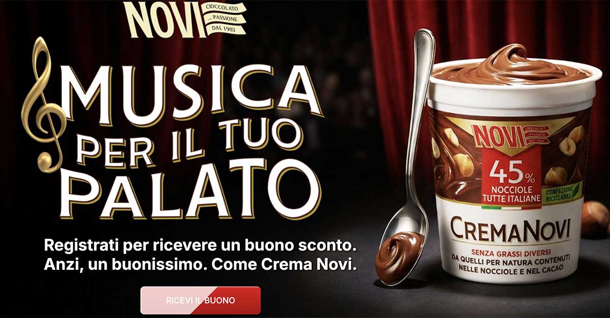 Buono sconto Crema Novi