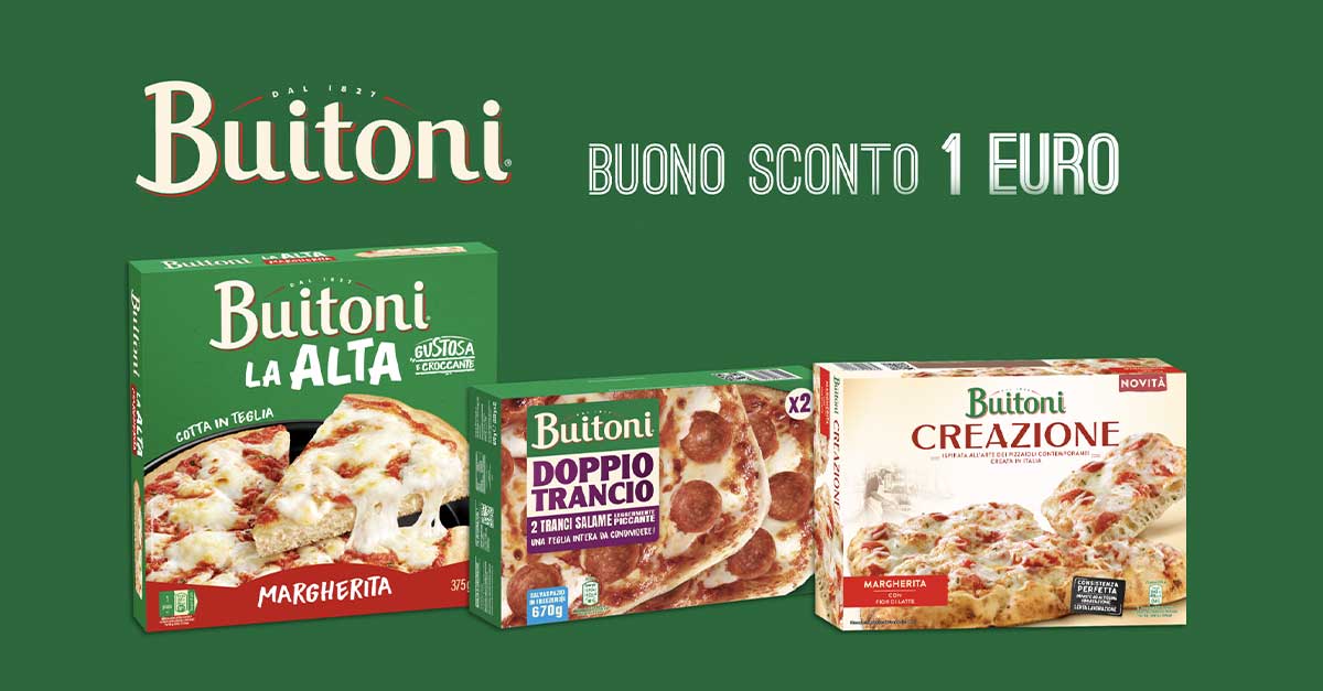 pizze Buitoni buono sconto
