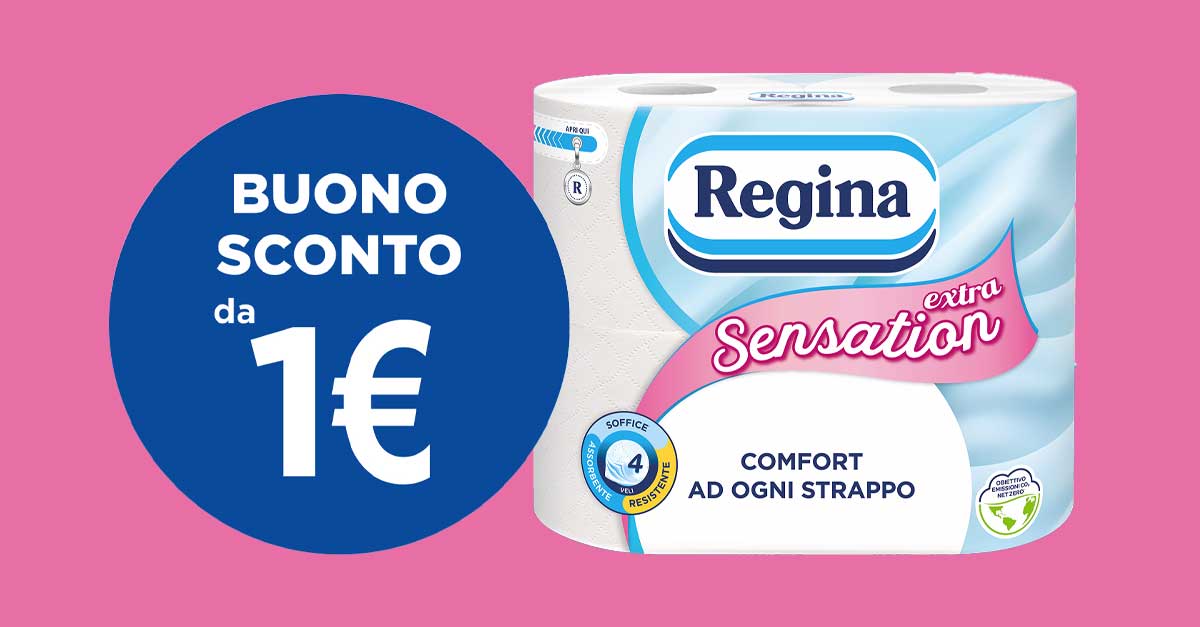 Buono sconto Regina Sensation
